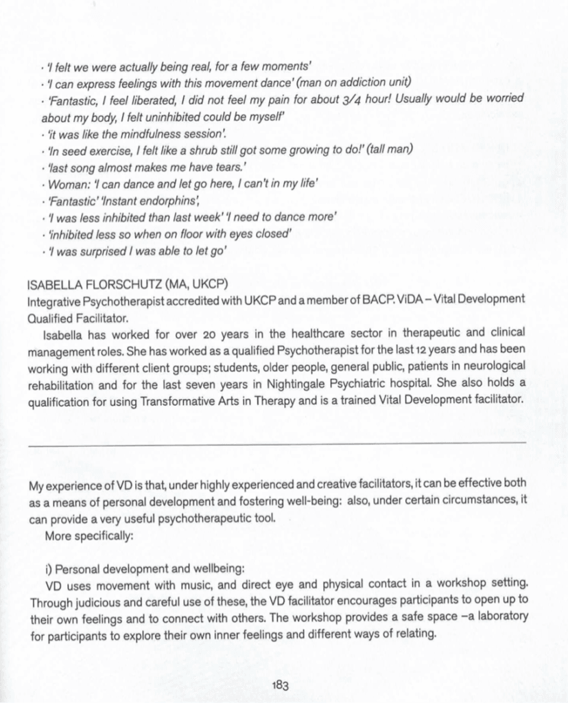 contribution to the book the vital words of the bodyvital development® patricia martello 3