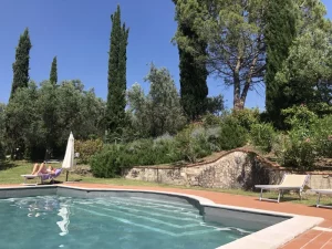 swimming pool in italy